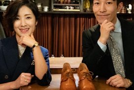 東京 青山の靴磨き専門店「Brift H（ブリフトアッシュ）」の新井田 隆さんとメンズスタイルデザイナー 中里 彩