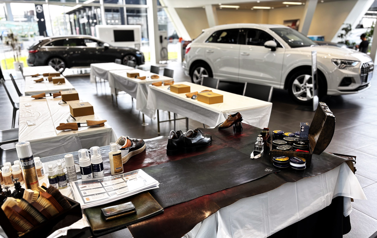 Audi楠店 講習・ワークショップ開始前の会場の様子
