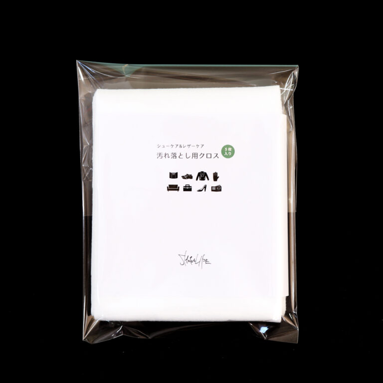 シューケア＆レザーケア 汚れ落としクロス